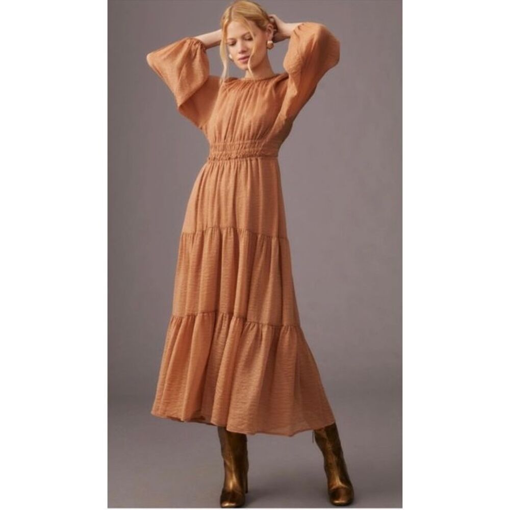 Moon River Terracotta Maxi Dress